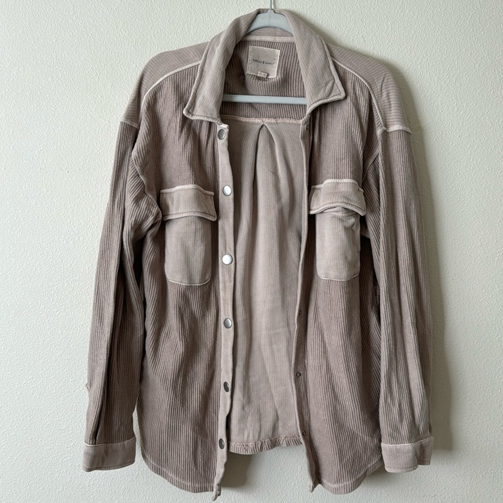 Thread and supply light jacket AS IS